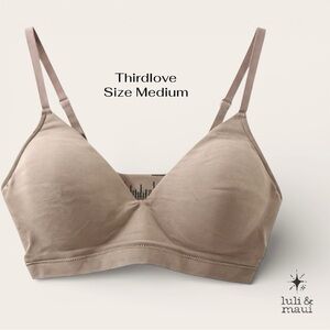 ThirdLove Wireless Comfort Bra | Nude Seamless Stretch | Size M